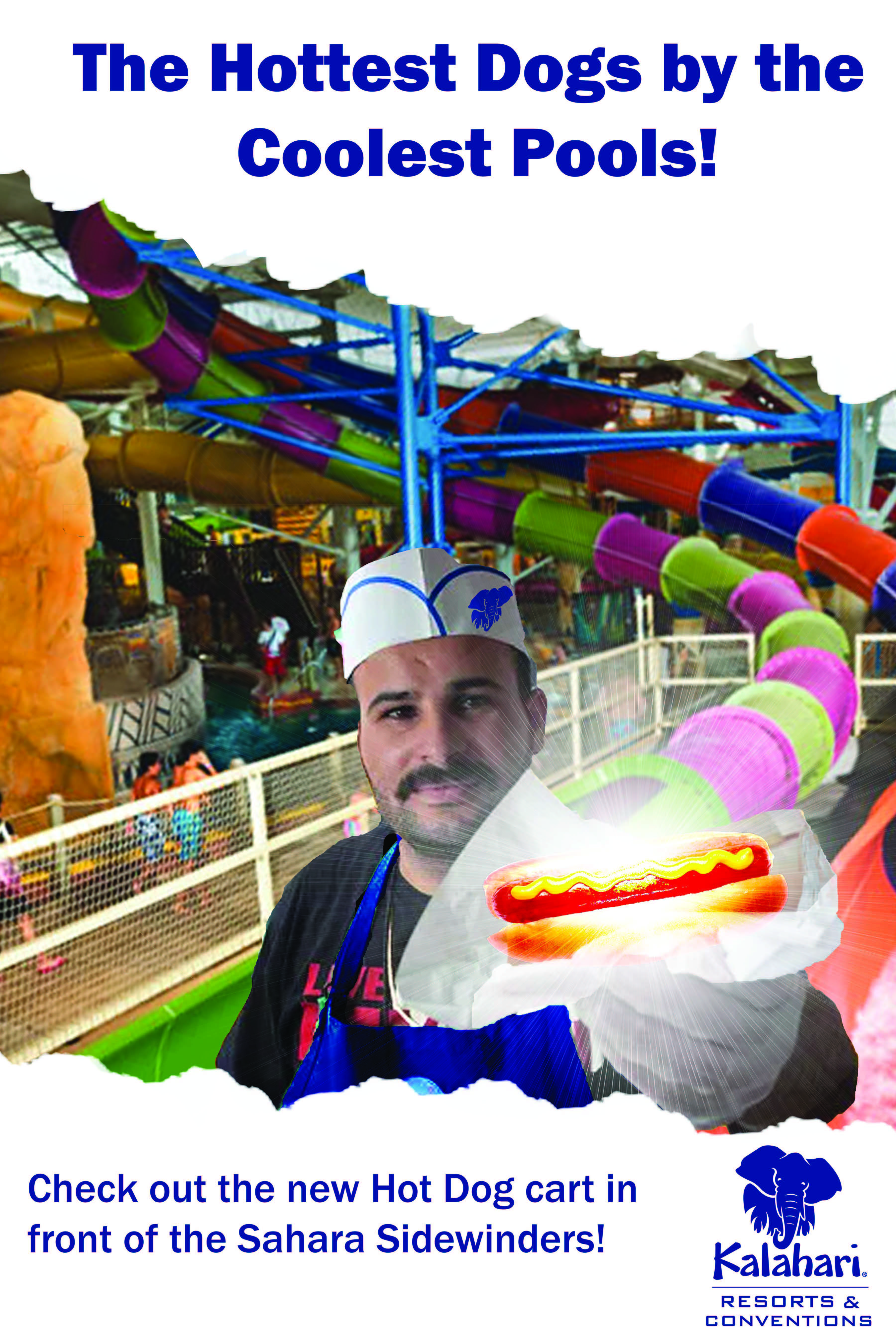 Hotdog cart poster